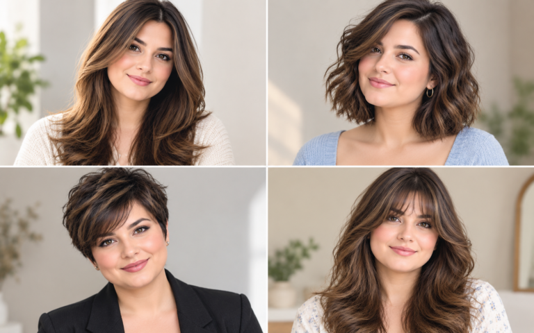 25 Haircuts for Fat Faces That Slim and Define Jawlines 24 25 Haircuts for Fat Faces That Slim and Define Jawlines