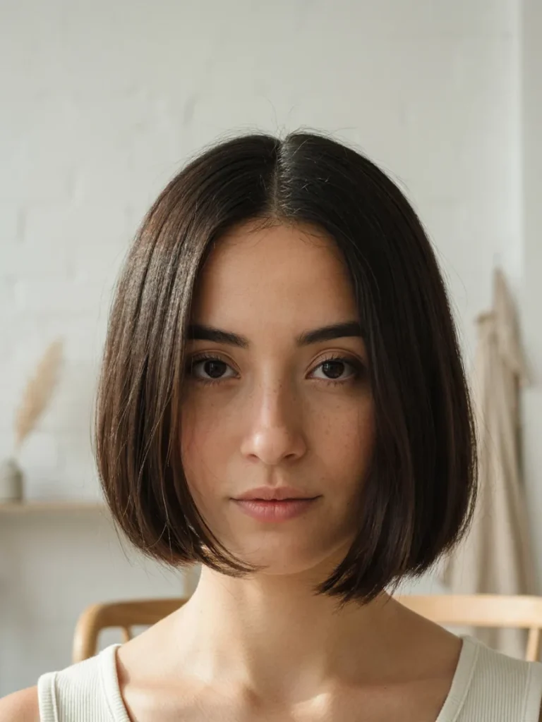 Blunt Bob With Texture
