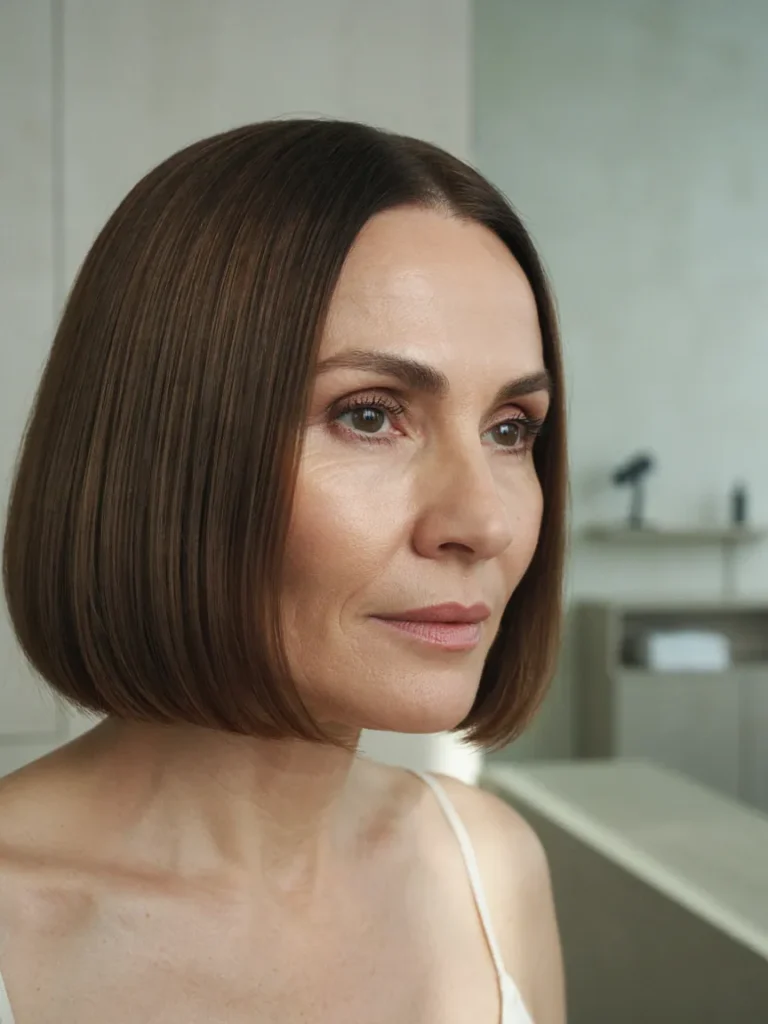 Blunt Chin Length Bob 2