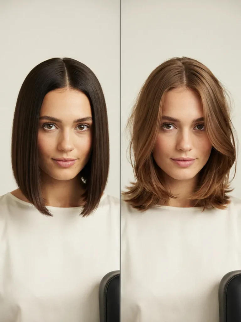 Blunt Cut Versus Layered Lob