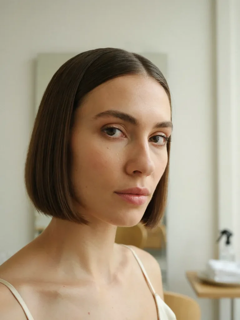 24 Bob Haircuts So Timeless You'll Never Outgrow Them 5 Blunt Jawline Bob