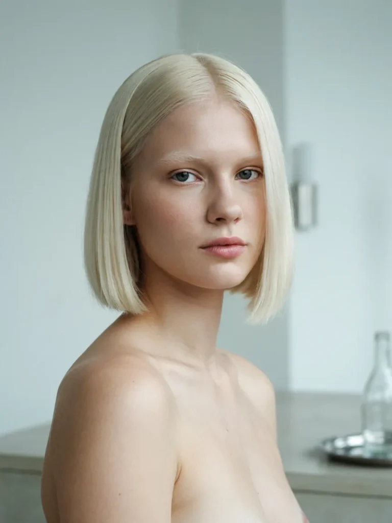 Blunt Platinum Bob