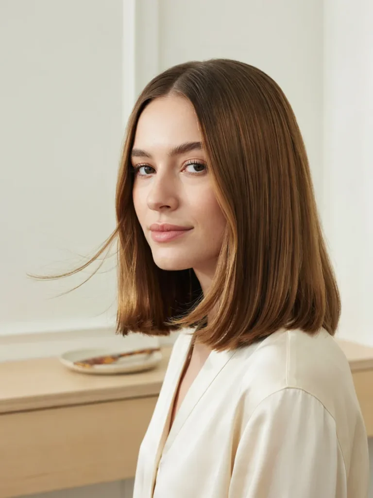 Chic Collarbone Lob
