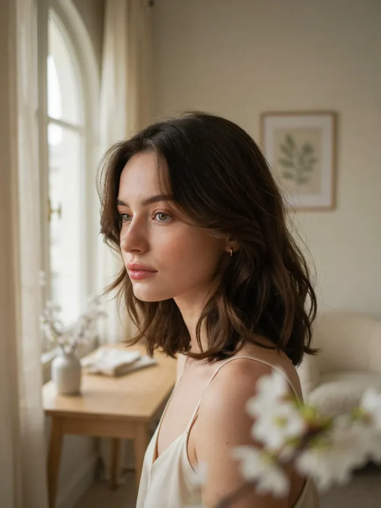 24 Spring Mid Length Haircuts With Bounce and Body 12 Chin Framing Layered Midi