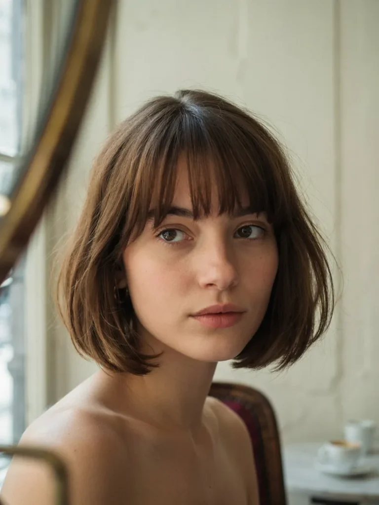 24 Haircuts for Thin Fine Hair That Fake Real Volume 10 Chin Length French Bob 1