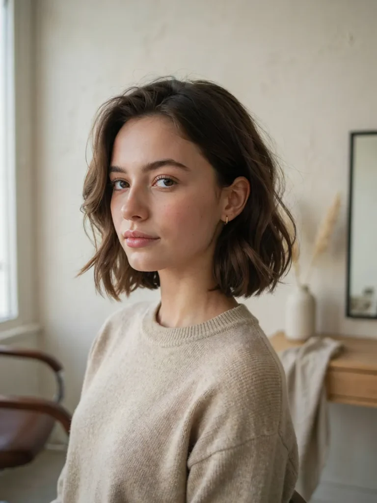 Choppy Chin Length Bob