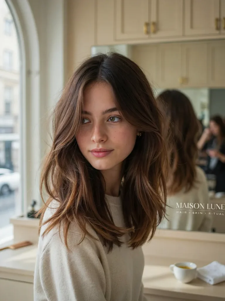 25 Mid Length Haircuts With Effortless Salon Polish 7 Collarbone Cut With Layers