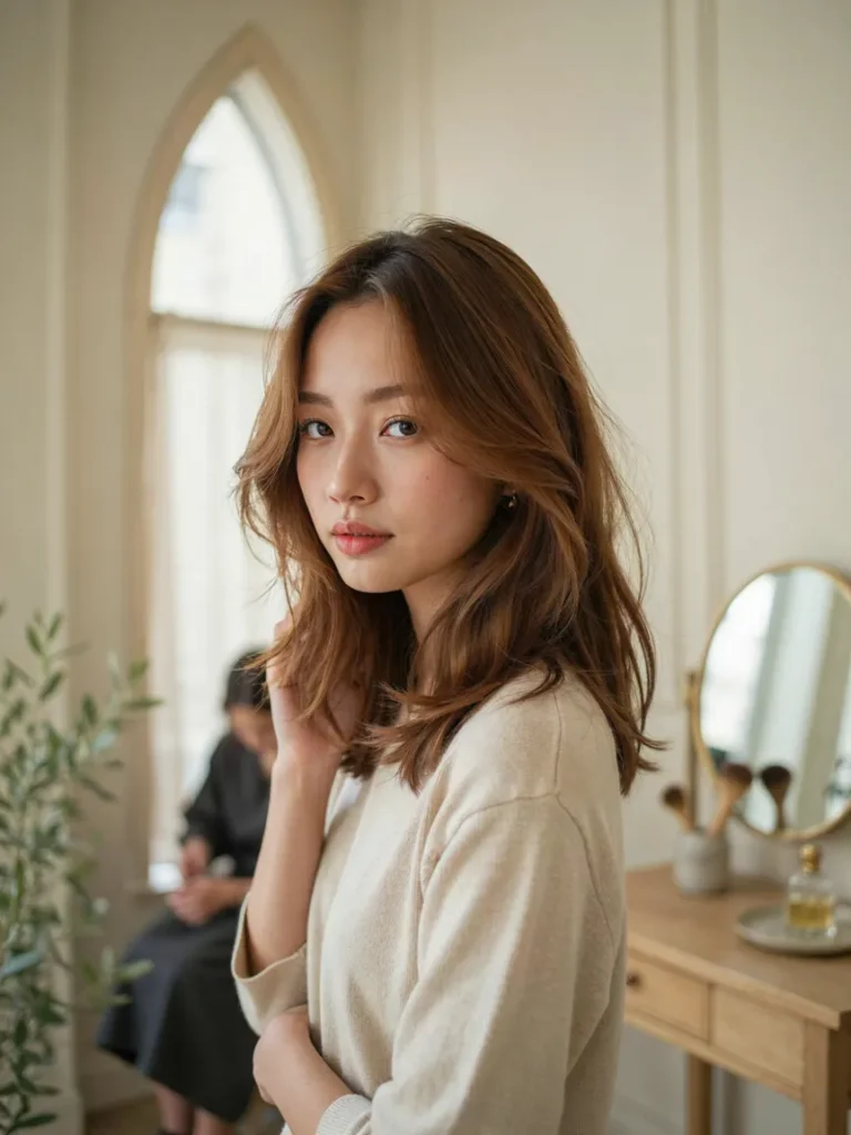 22 Haircuts for Round Faces With Instant Cheekbone Lift 12 Collarbone Length Layers