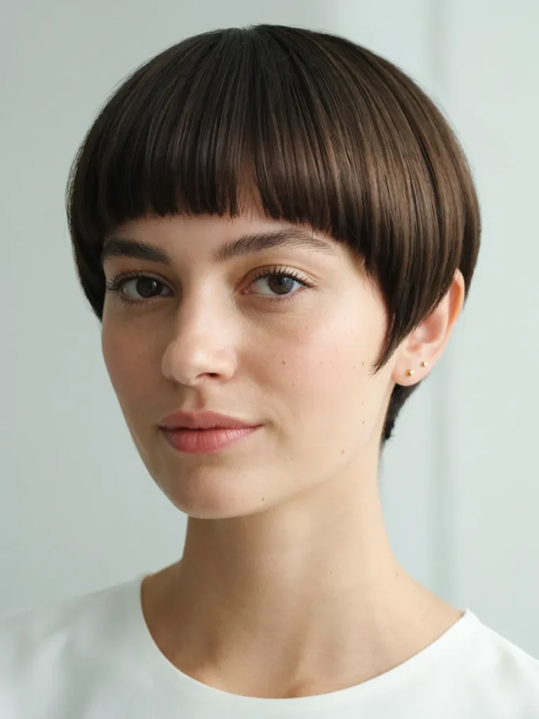 23 Short Spring Haircuts You'll Want Before April Ends 21 Cropped Bowl Pixie