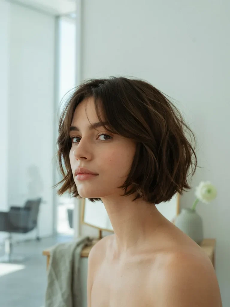 Cropped Choppy Bob
