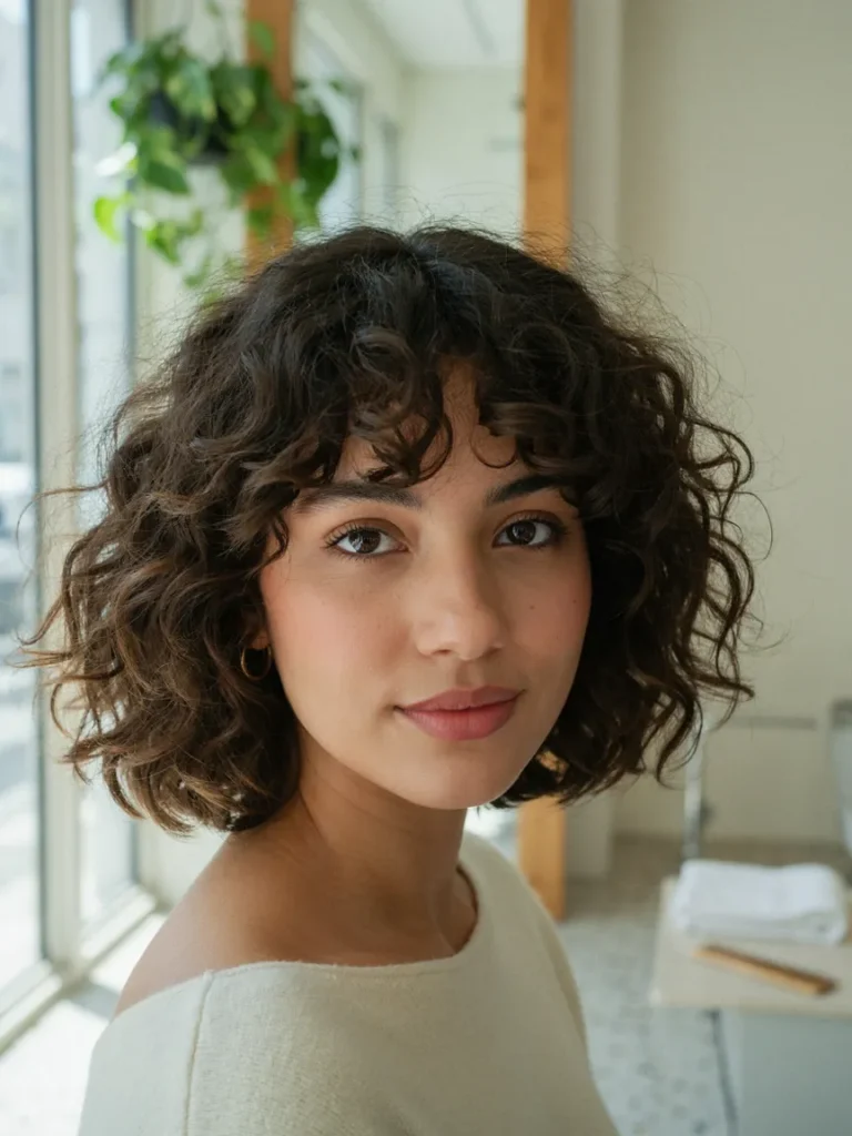 24 Bob Haircuts So Timeless You'll Never Outgrow Them 18 Curly Chin Length Bob
