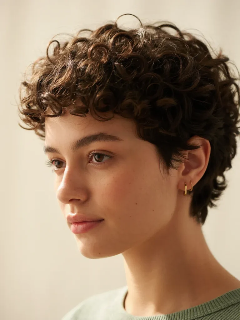 23 Short Spring Haircuts You'll Want Before April Ends 9 Curly Tapered Pixie