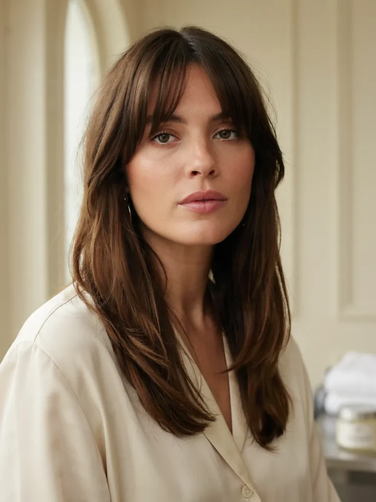 Curtain Bangs With Layers