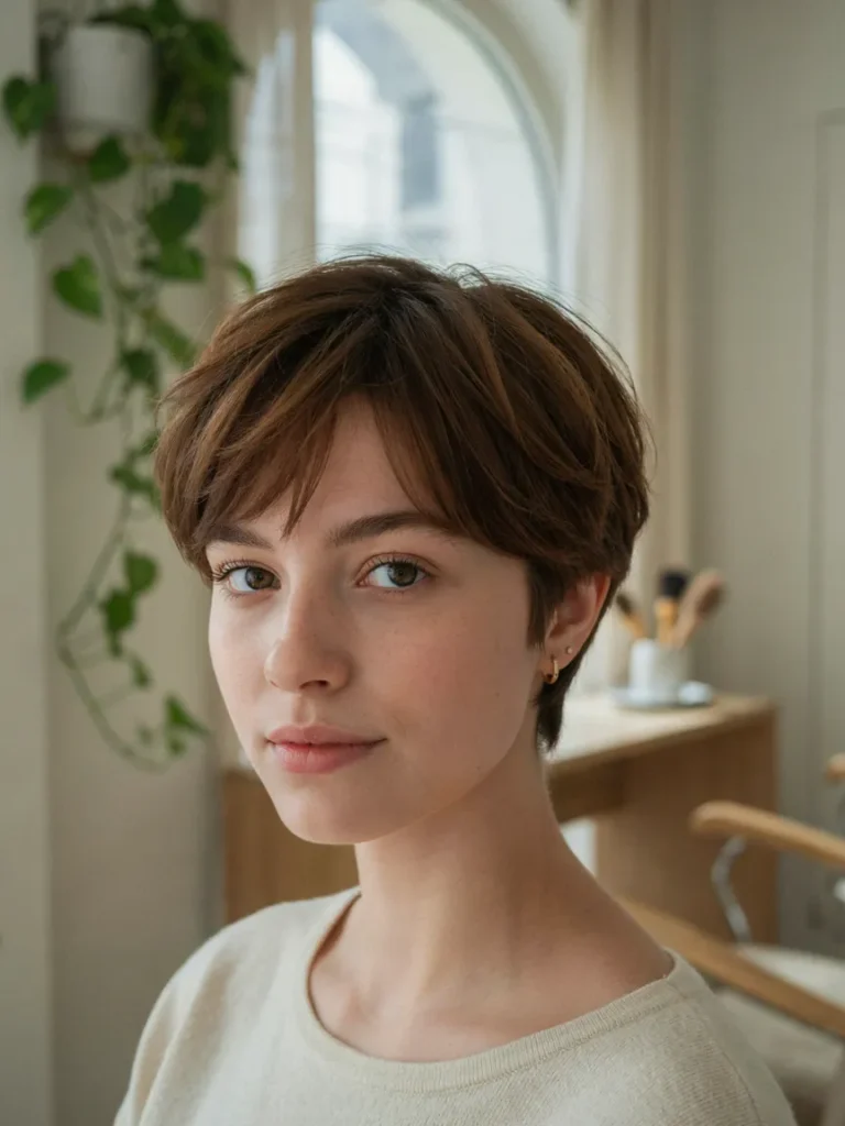 Face Framing Pixie Bob