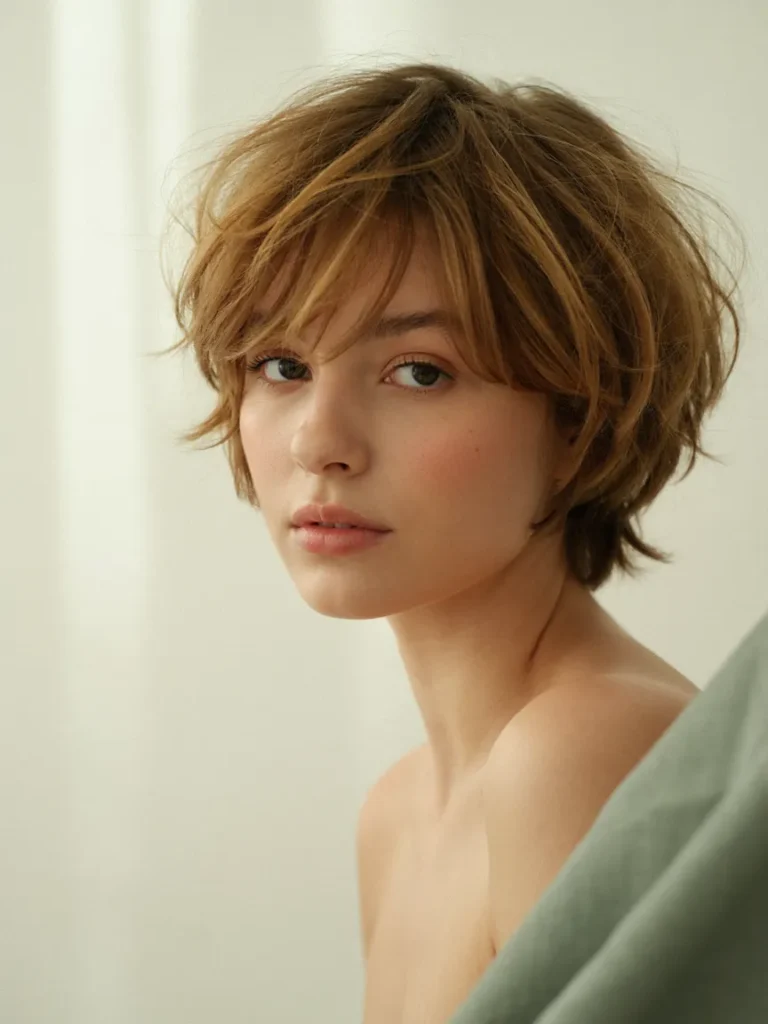 Feathered Layered Pixie