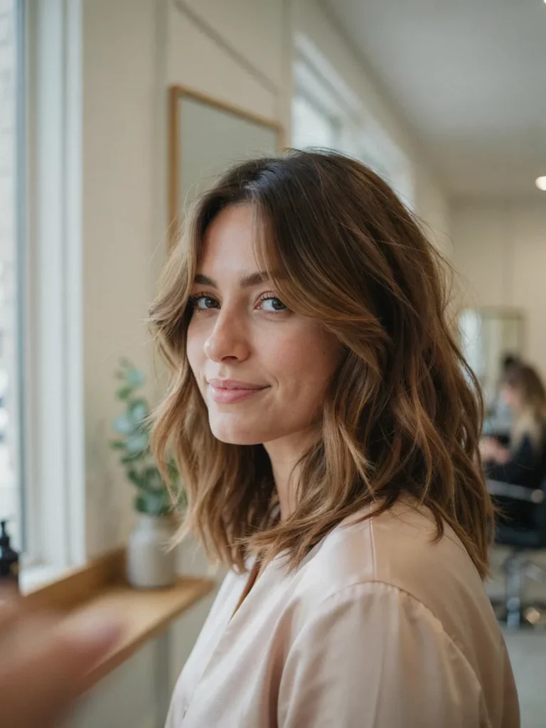 Feathered Mid Length Layers