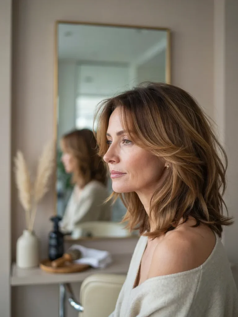 Feathered Shoulder Cut