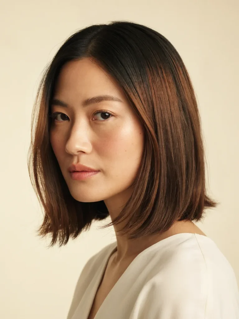 25 Haircuts for Fat Faces That Slim and Define Jawlines 25 Graduated A Line Bob