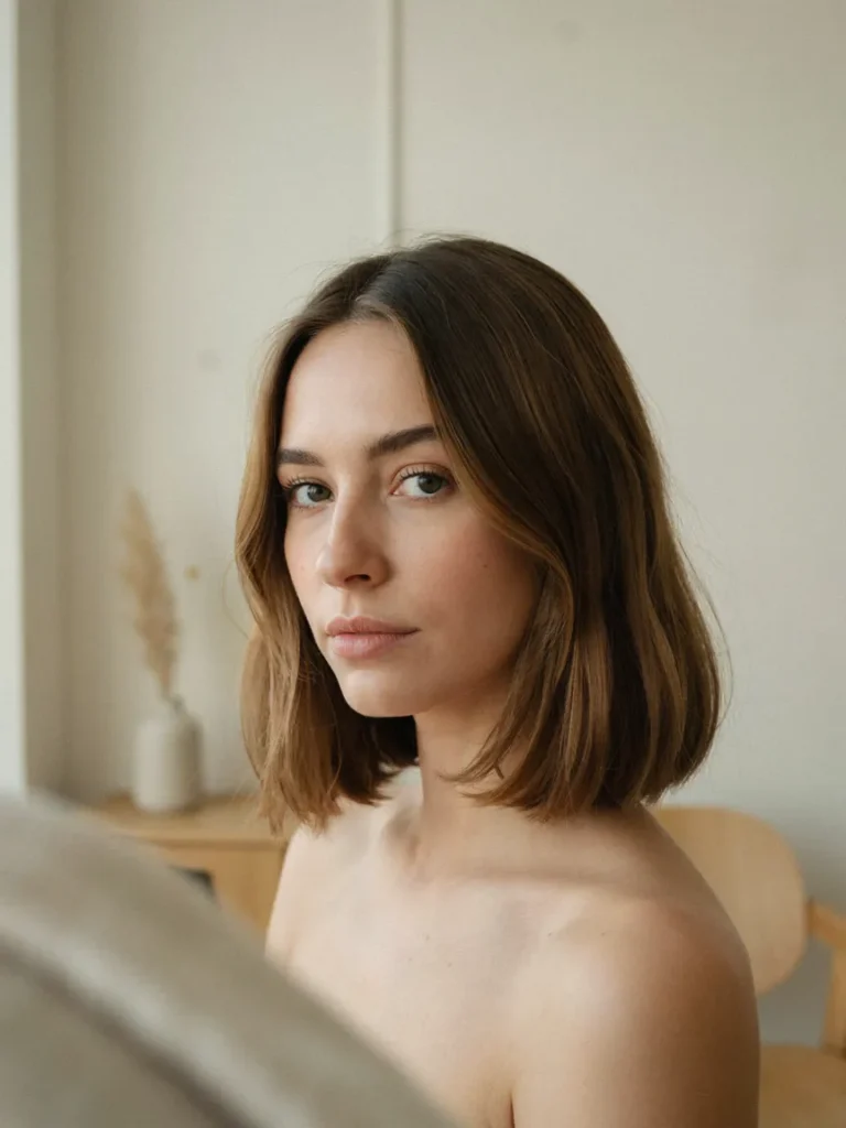 Long Bob With Flipped Ends