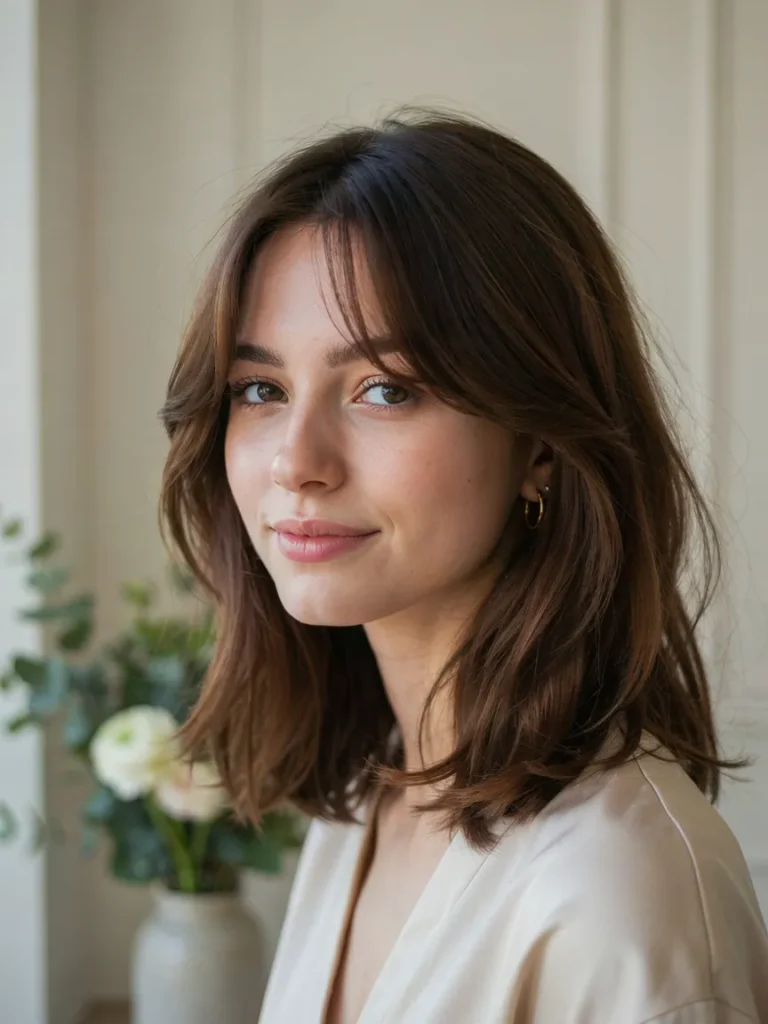 Long Bob With Side Bangs