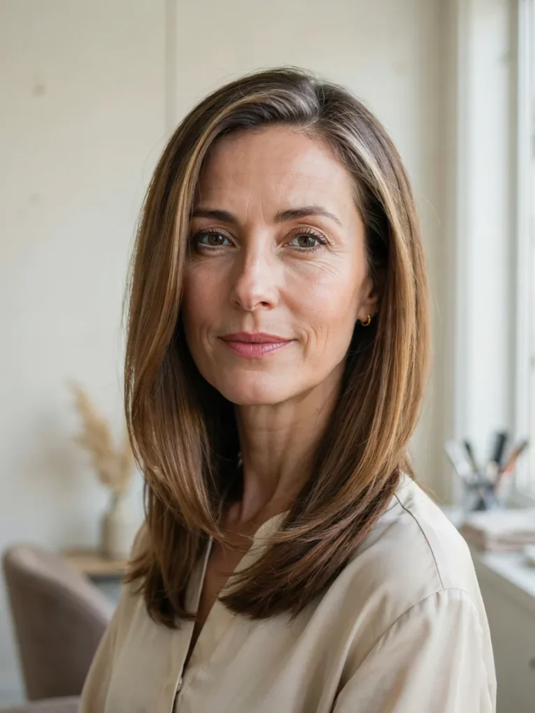 Long Bob with Side Part