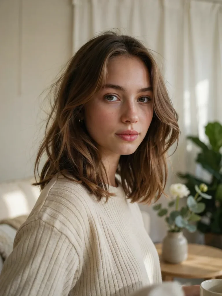 Long Choppy Bob