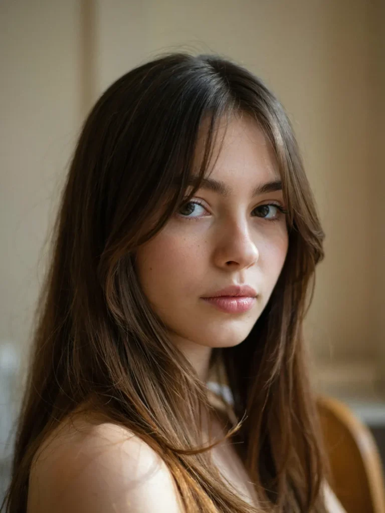 Long Curtain Bangs 1