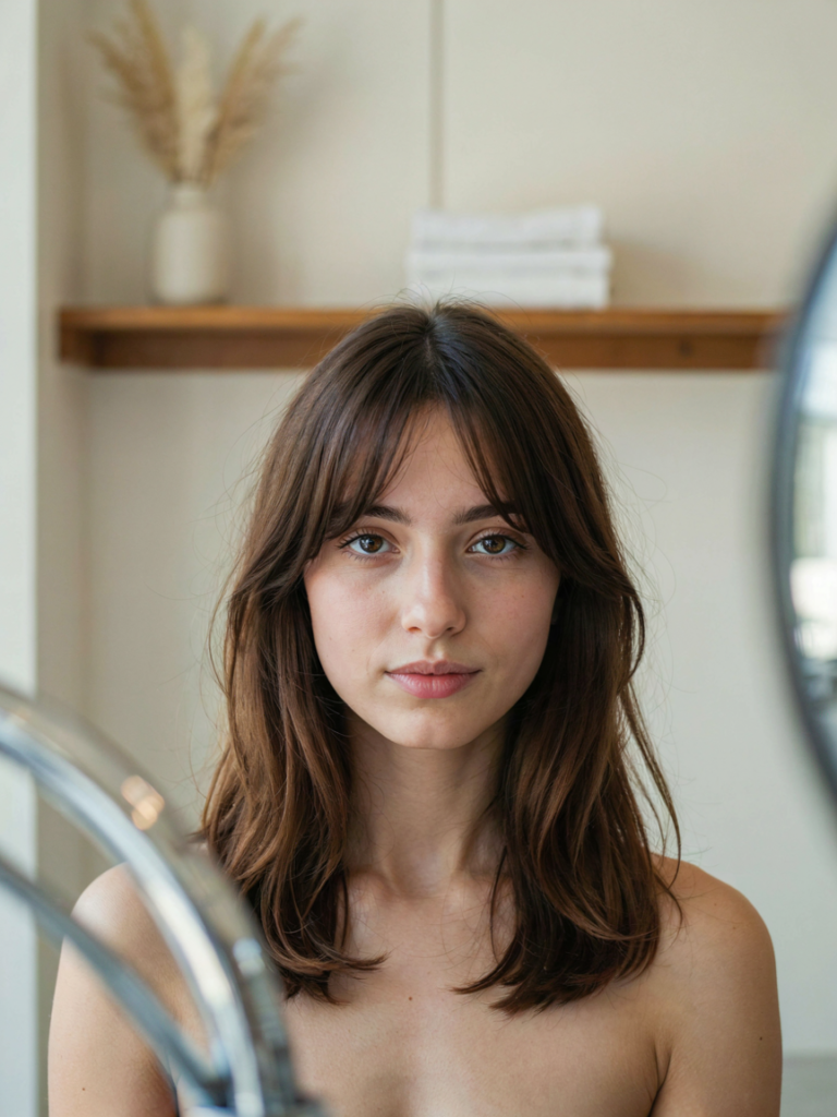 Long Curtain Bangs