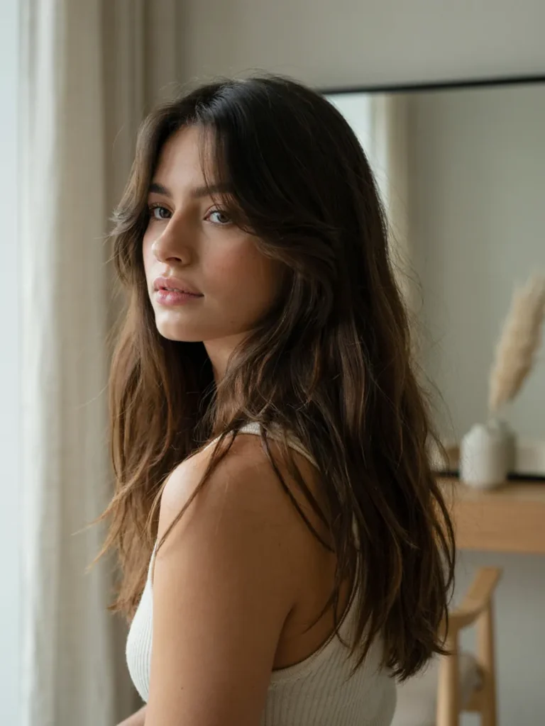 Long Hair With Choppy Layers