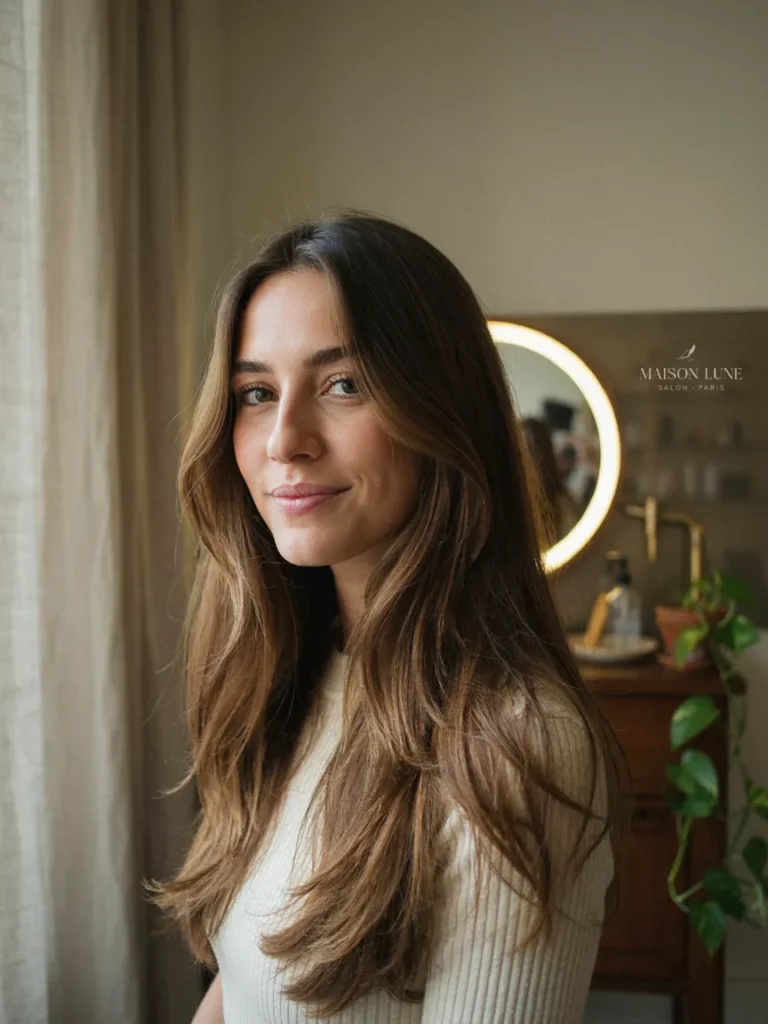 22 Haircuts for Round Faces With Instant Cheekbone Lift 2 Long Layered Haircut