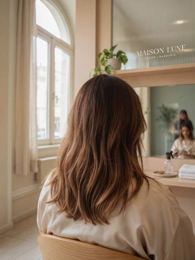Long Layered Shoulder Cut