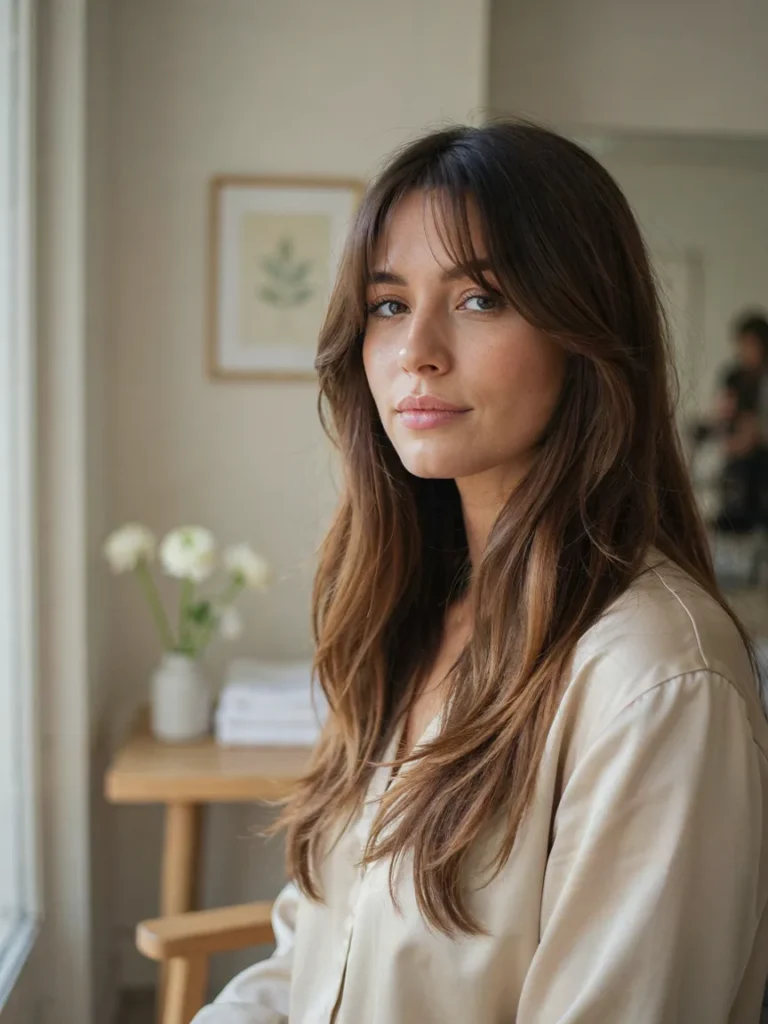 Long Side Swept Bangs