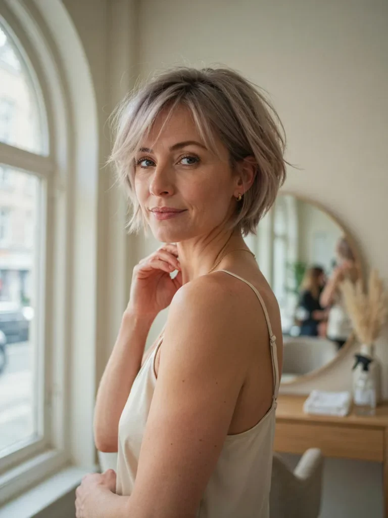 Modern Bixie Haircut