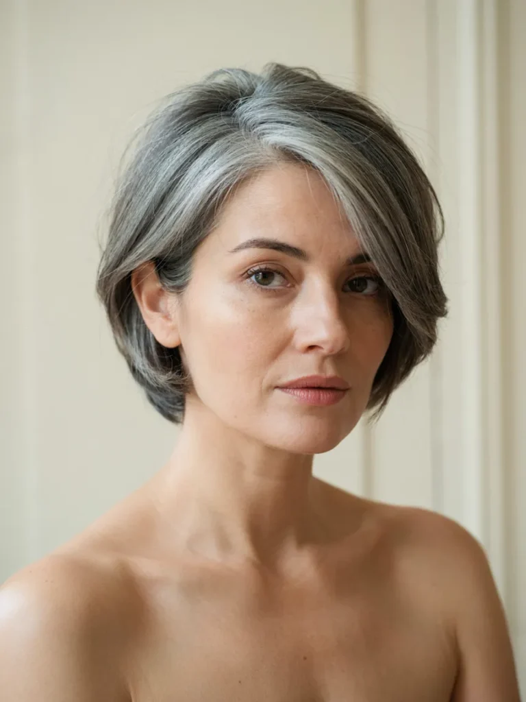 Natural Gray Pixie