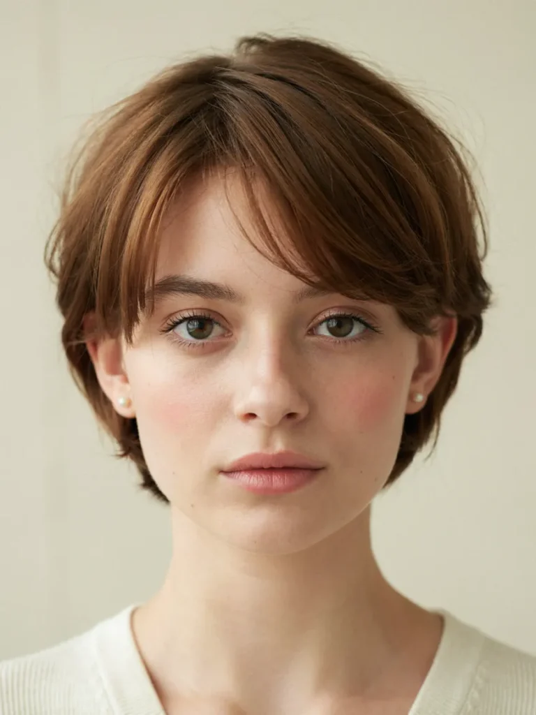 Rounded Feminine Pixie