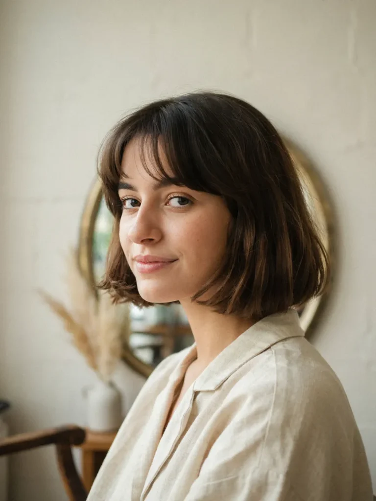 Rounded French Bob