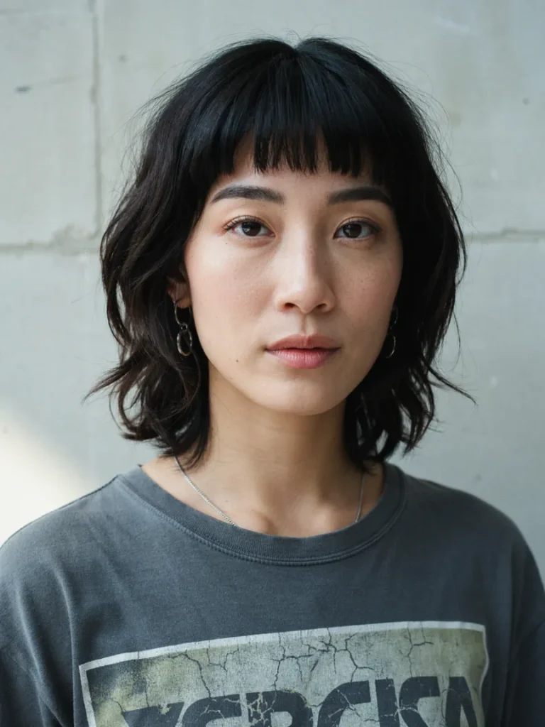 Shag With Micro Bangs