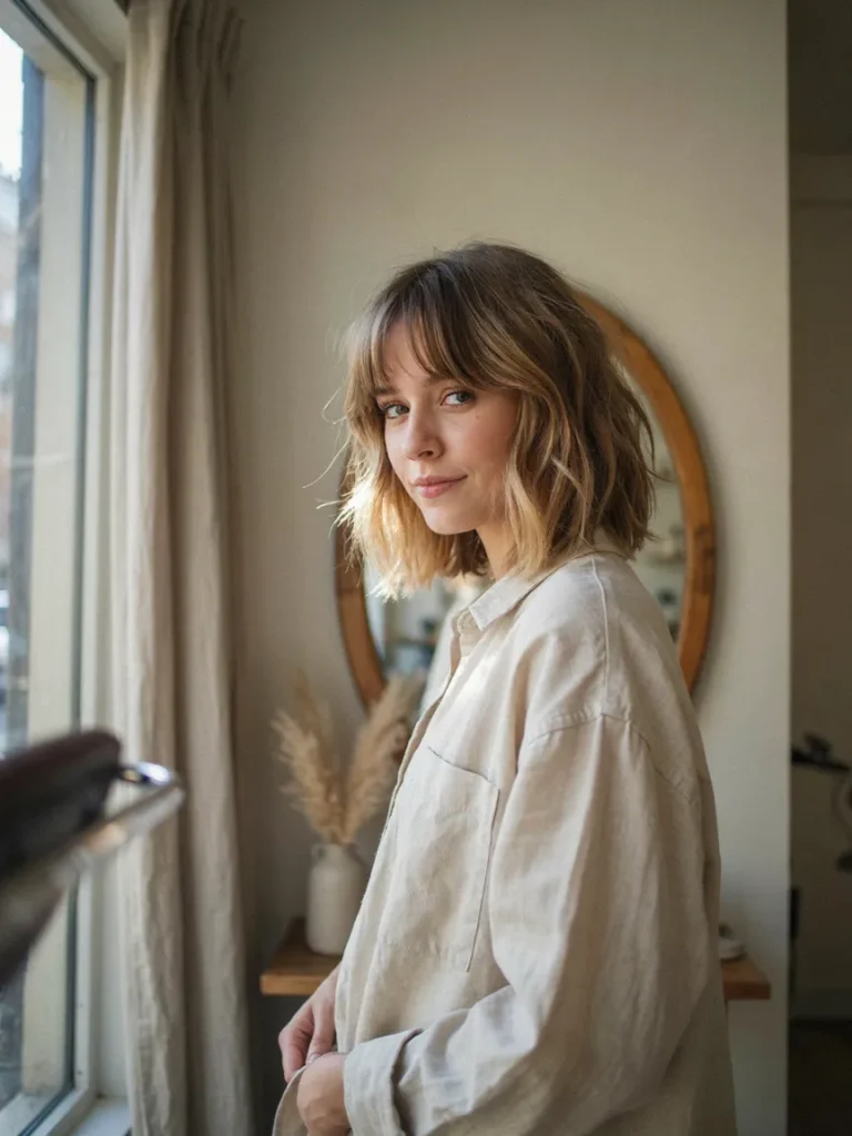 Shaggy Layered Bob 1