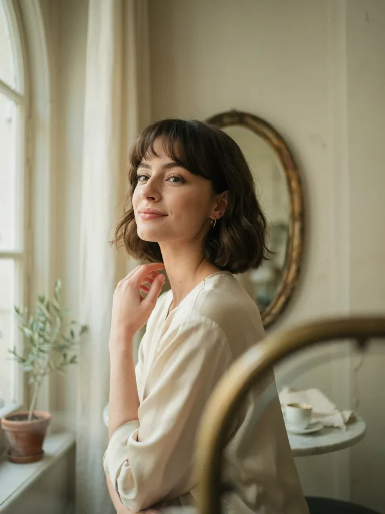 24 Bob Haircuts So Timeless You'll Never Outgrow Them 4 Side Parted French Bob