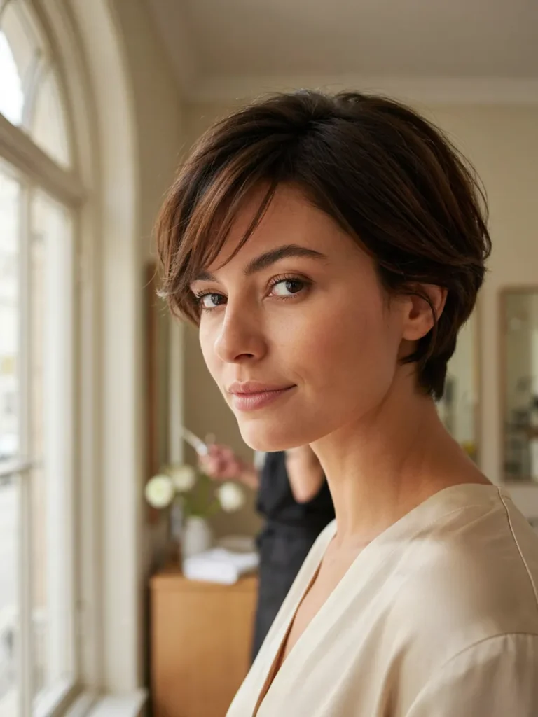 Side Swept Pixie Bob