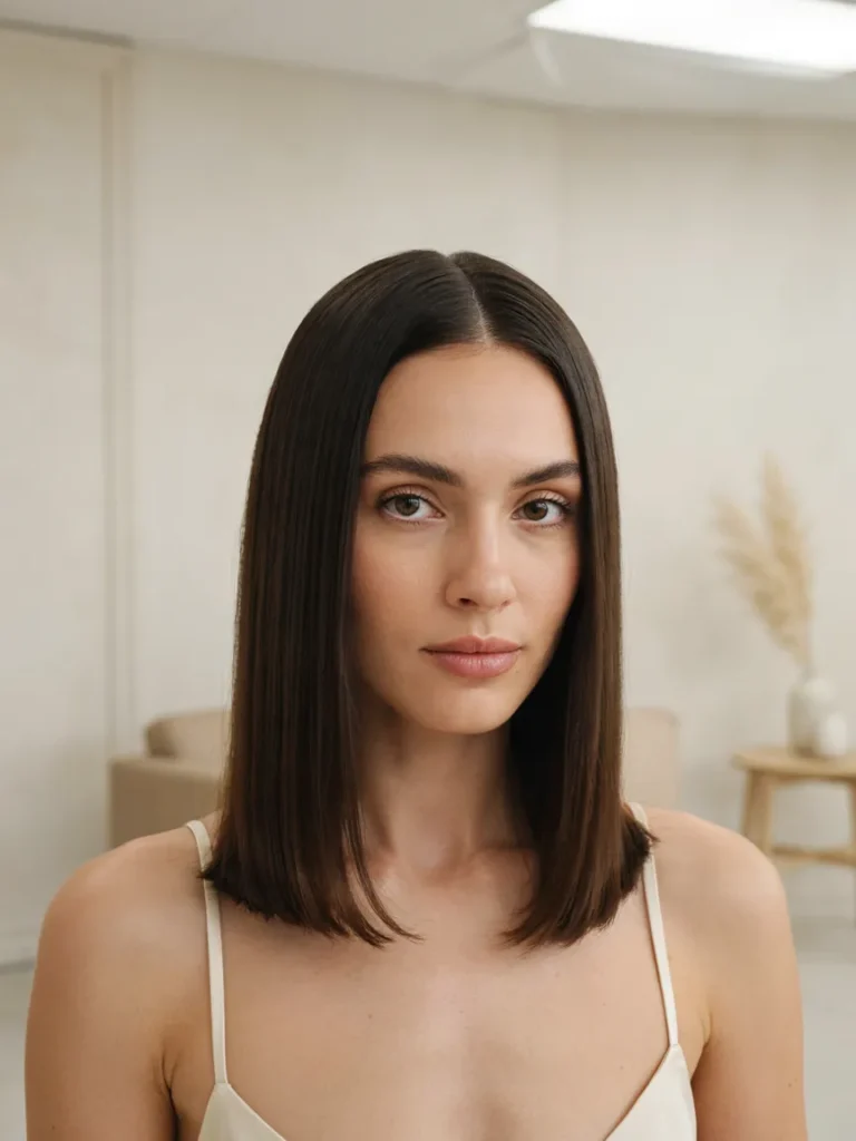 Sleek Center Part Lob