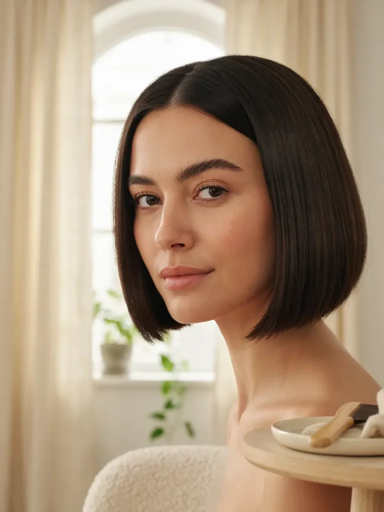 24 Haircuts for Thin Fine Hair That Fake Real Volume 21 Sleek Jaw Length Bob
