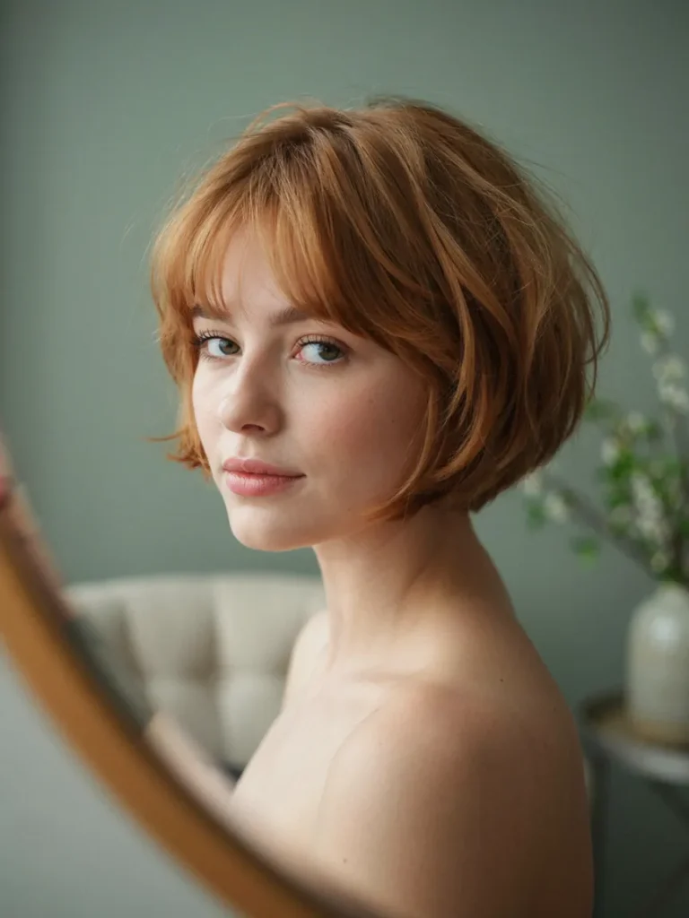 Soft Copper Layered Bob