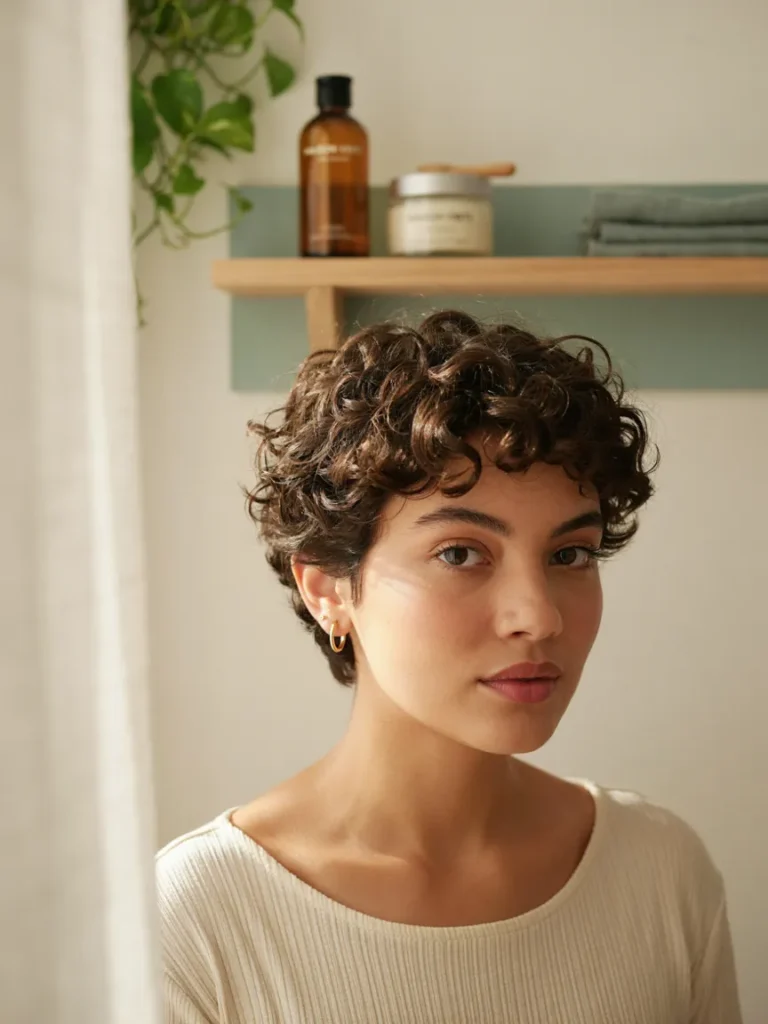 Soft Curly Pixie