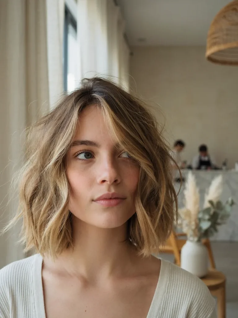 Textured Beachy Bob