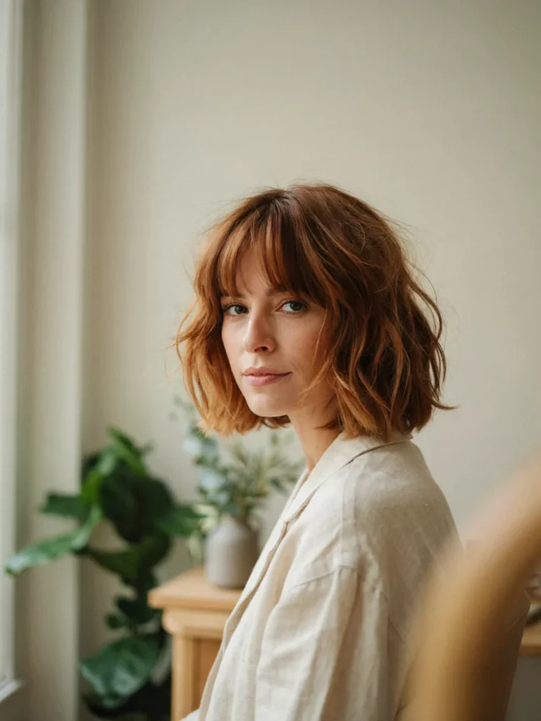 Textured Copper Bob