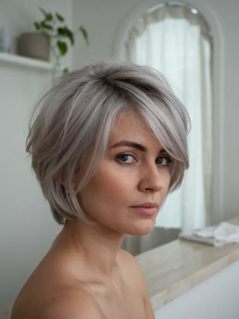 Textured Silver Pixie Bob