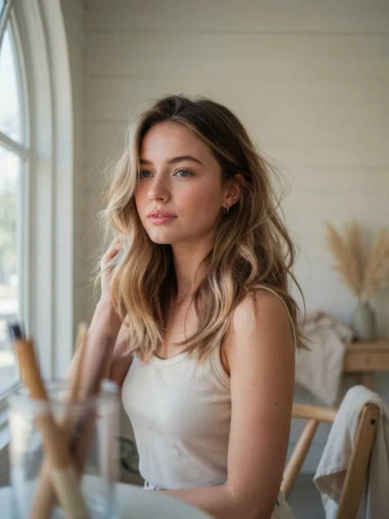 Tousled Beachy Lob