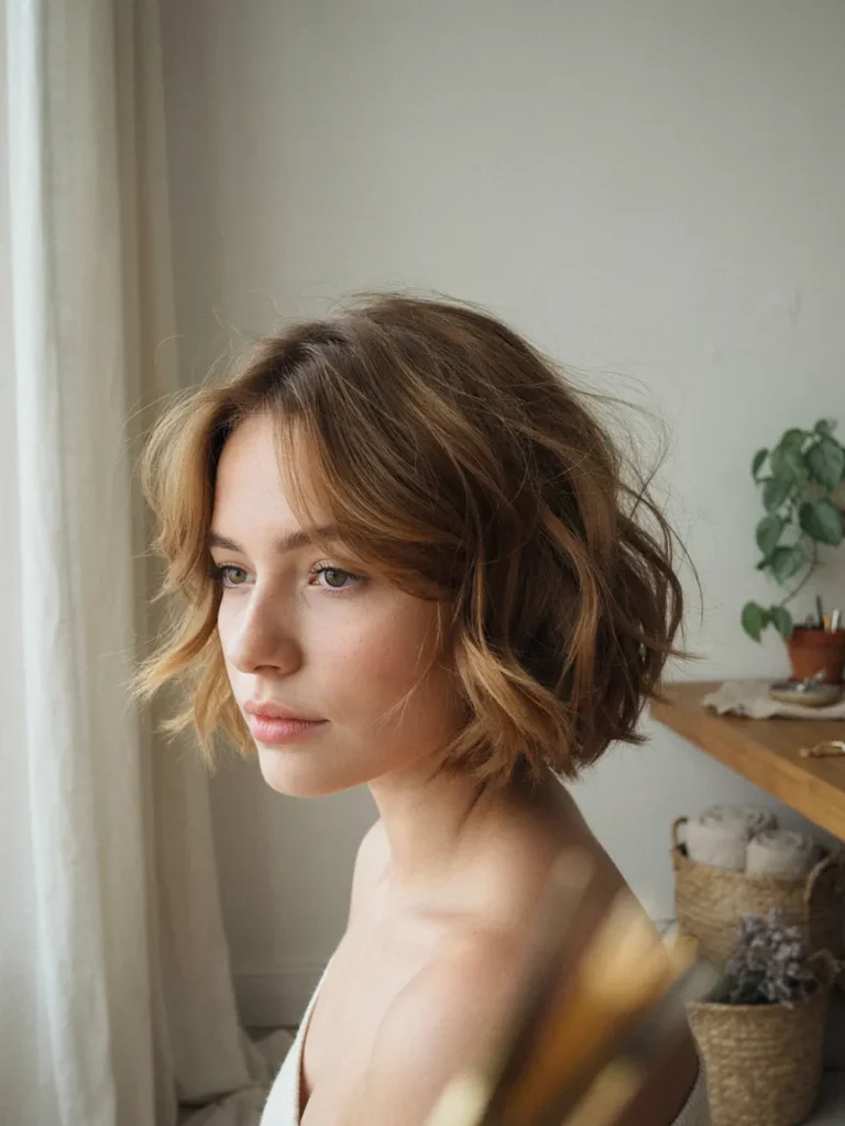 Tousled Short Bob
