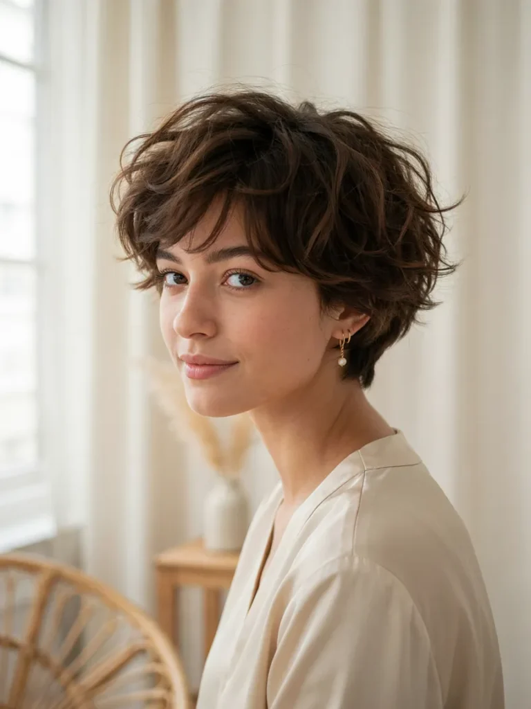 Voluminous Crown Pixie